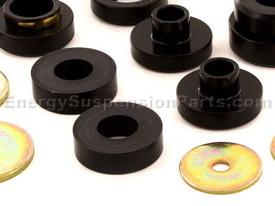 3.4157 Body Mount Bushings and Radiator Support Bushings - With 1 inch Hole in Core Support